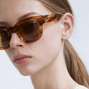 ACNE STUDIOS SQUARE SUNGLASSES  TURTLE BROWN NWOT